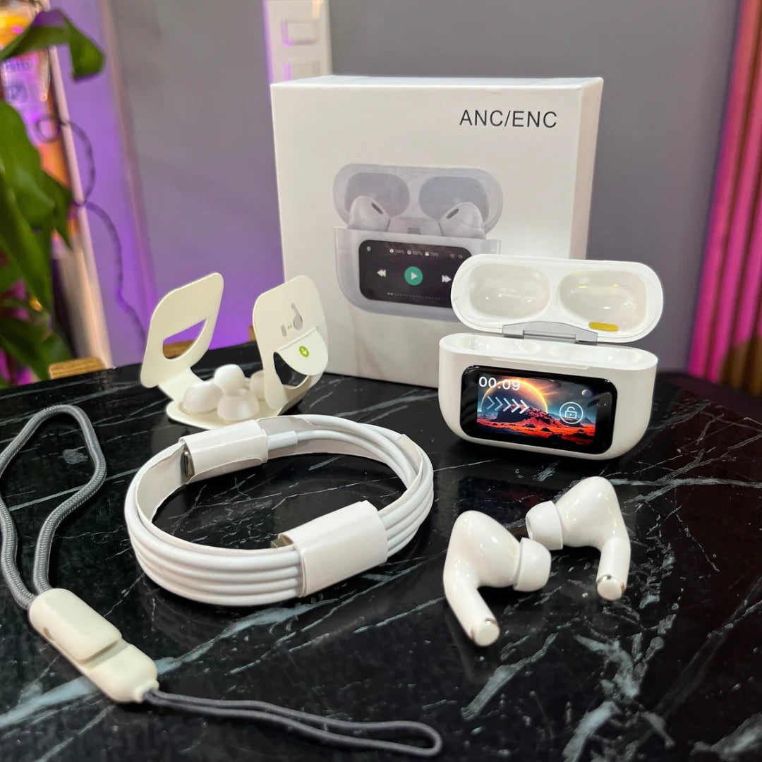 Audifono con Pantalla Tactil Inteligente-AirPods P30 Pro